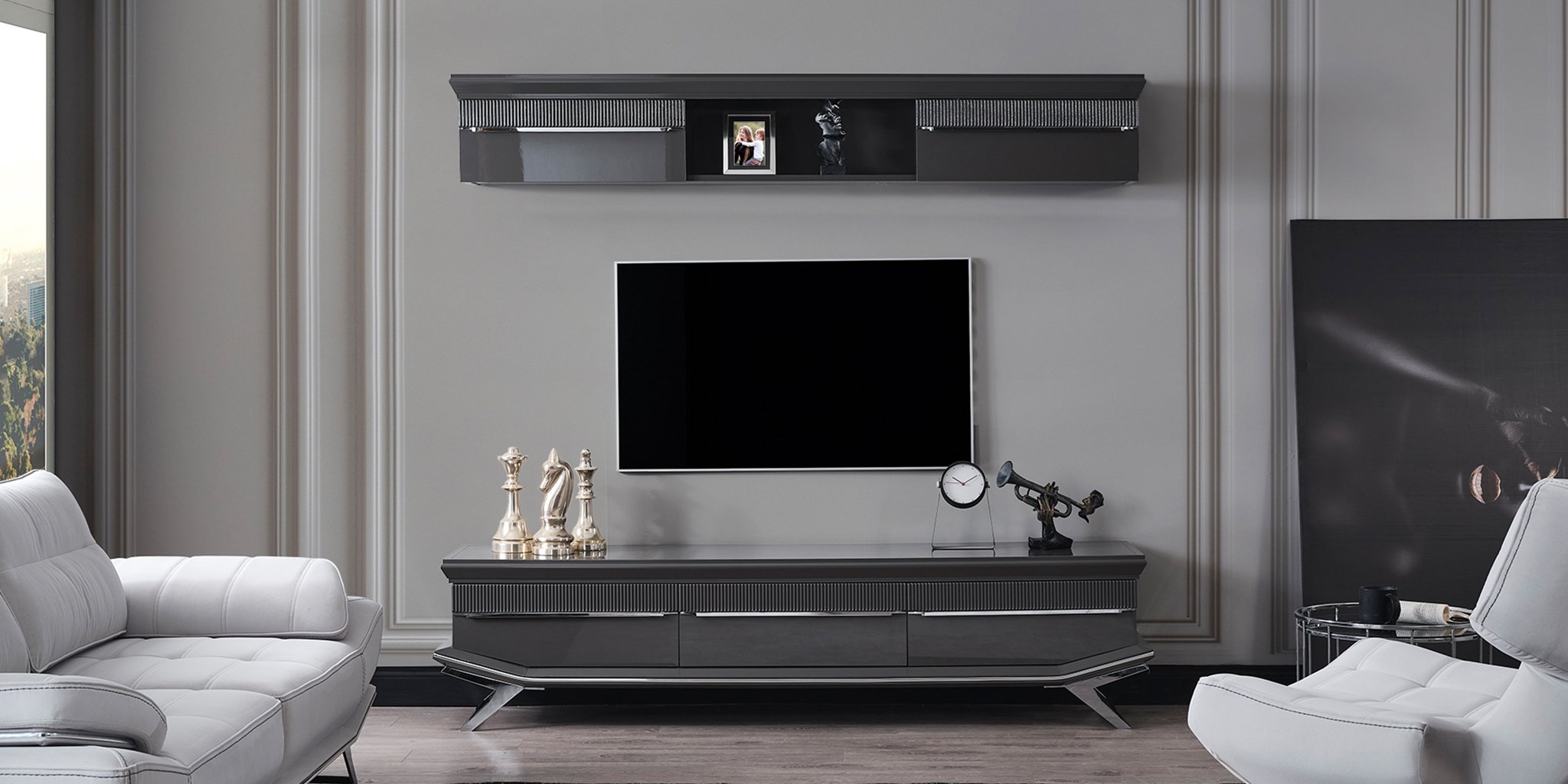 Asya Gümüş Tv Ünitesi